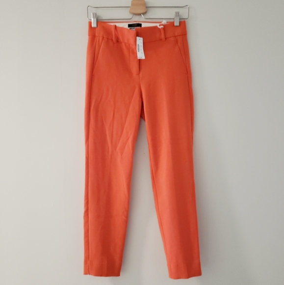J. Crew Cameron slim crop pant in four-season stretch spice size 0 - Picture 3 of 10